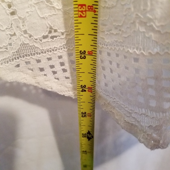 Kimchi Blue White Lacey Dress Strappy Back - Picture 6 of 8